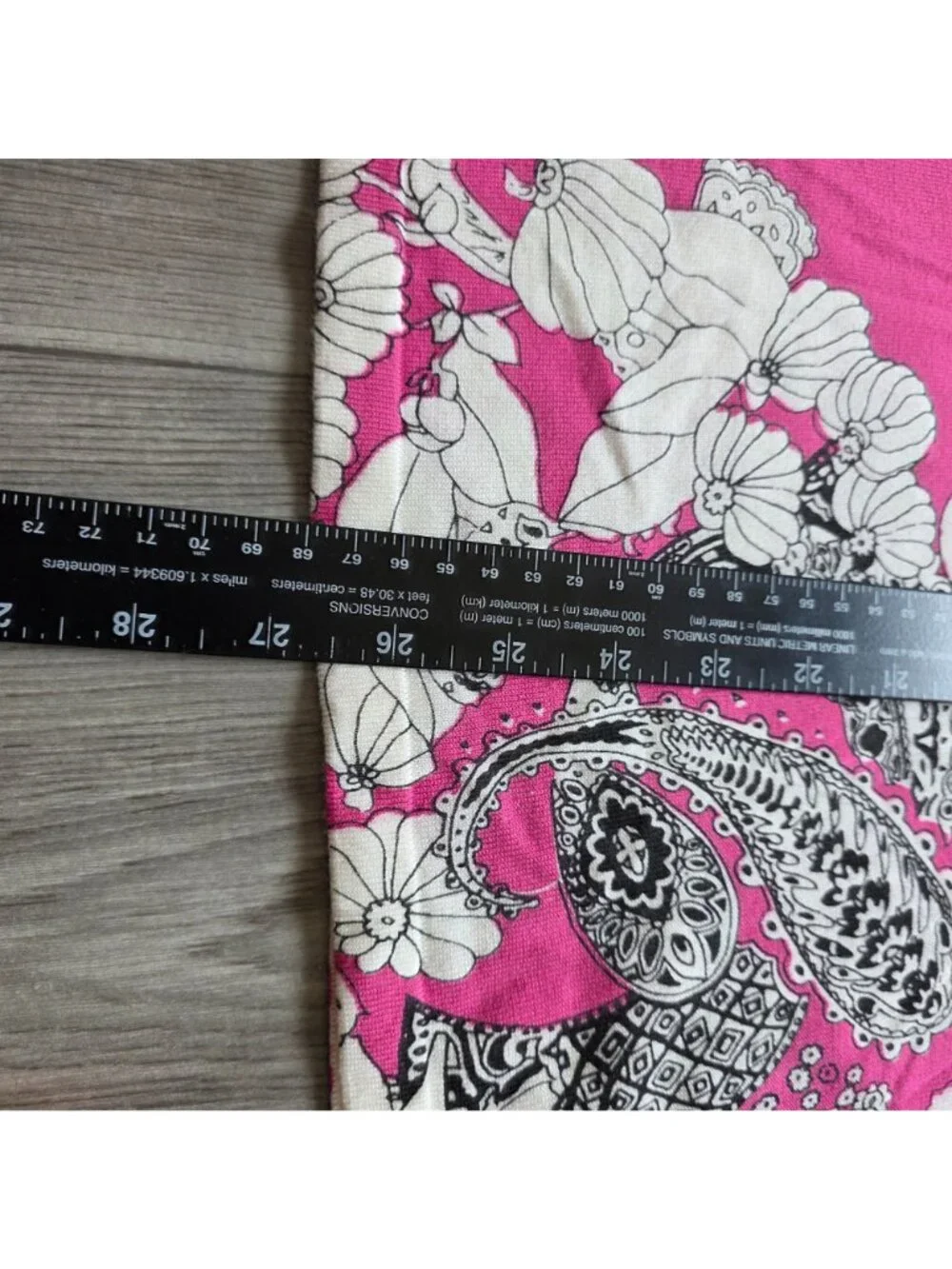 Talbots Womens Plus Size 2X Pink Floral Print Top 3/4 Sleeve NWT
